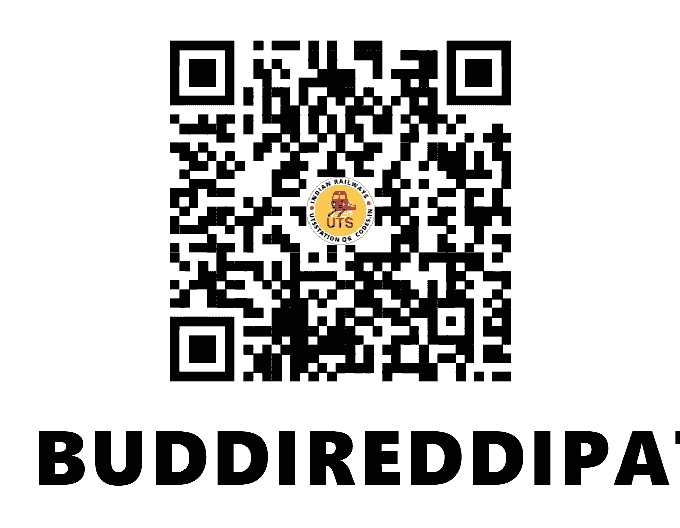 UTS QR Code for BUDDIREDDIPATTI - BDY (SR - TAMIL NADU)